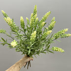 Ramita de Flores Artificiales de Lavanda y Jacinto, 48 cm, Decoración Moderna para Hogar u Oficina