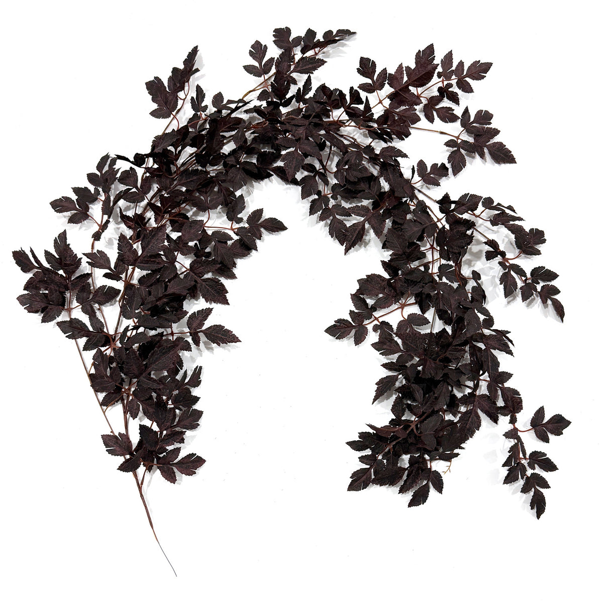 Enredadera artificial de hojas de trompeta, 180 cm, decoración de otoño con hojas rojas, para interiores y exteriores