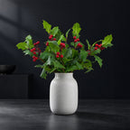 Rama de Ficus Elástico Artificial con Hojas Otoñales, Una Pieza de Tela de Seda Sintética, Decoración de Hogar, Bodas y Escaparates