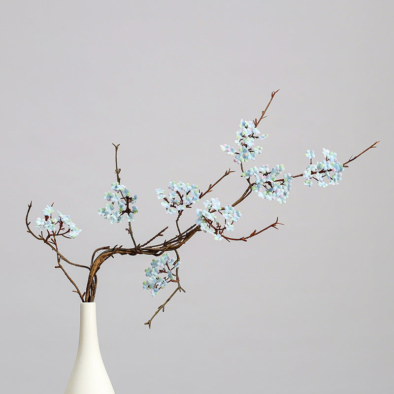 Rama de Flores de Cerezo Artificial, 87 cm, Decoración Interior Estilo Rural y Lujoso
