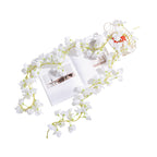 Guirnalda de Buganvilla Artificial Colgante, Enredadera de Plástico con 135 Flores, para Interior, Bodas y Escaparates