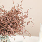 Ramo de Flores Artificiales de Escarcha (Rime), Pack de 5 Piezas, Plástico, para Decoración de Hogar, Bodas y Escaparates