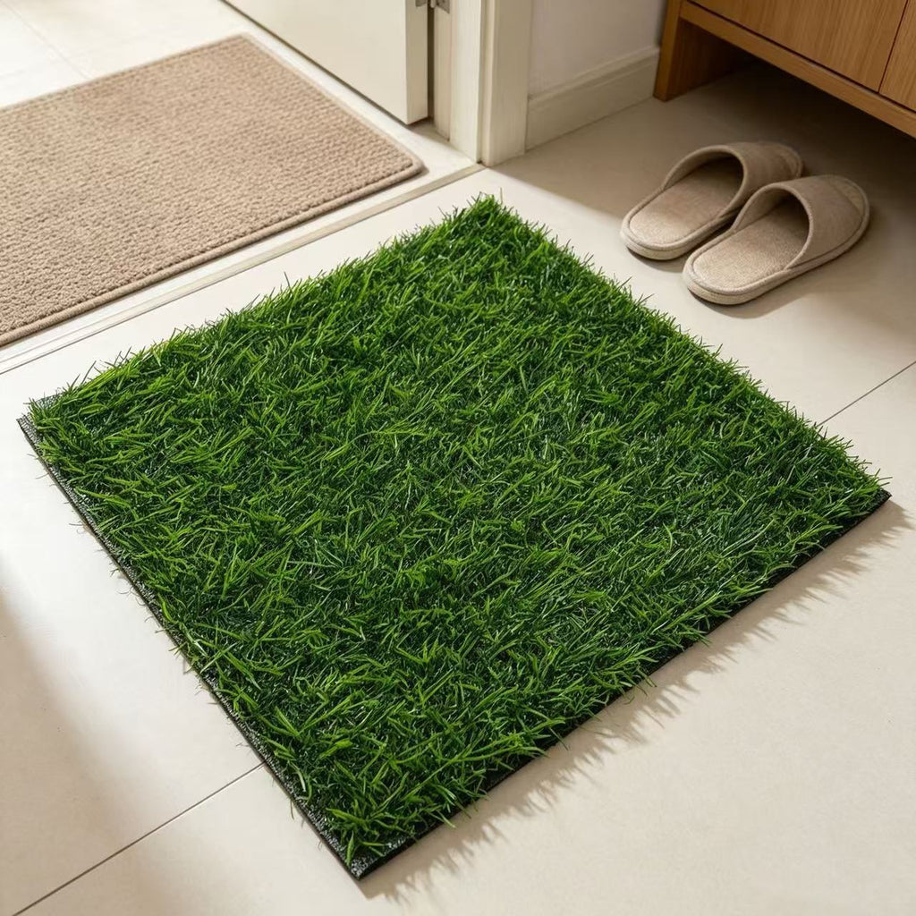 Césped Artificial en Bloque Verde, Estilo Nórdico, 1 Pieza, 20 cm, Decoración DIY para Hogar, Escaparate y Bodas