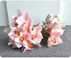 Orquídeas artificiales con tacto real de 10" para bodas y eventos