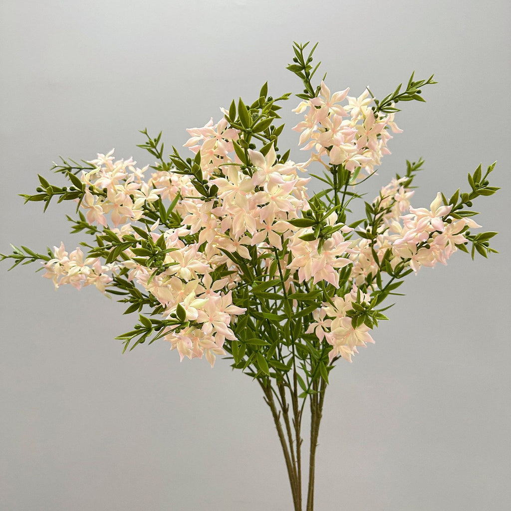 Arbusto de Lilas Artificial, Planta Decorativa de Plástico para Interior y Exterior, Ideal para Bodas, Hogar y Oficina