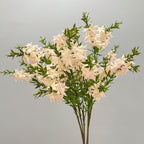 Arbusto de Lilas Artificial, Planta Decorativa de Plástico para Interior y Exterior, Ideal para Bodas, Hogar y Oficina
