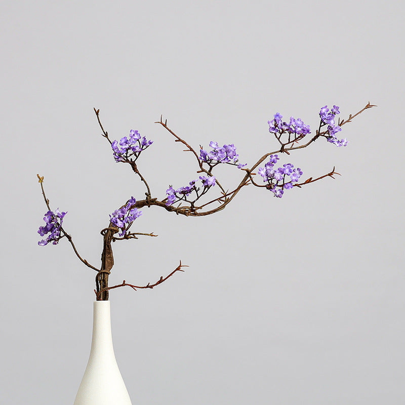 Rama de Flores de Cerezo Artificial, 87 cm, Decoración Interior Estilo Rural y Lujoso