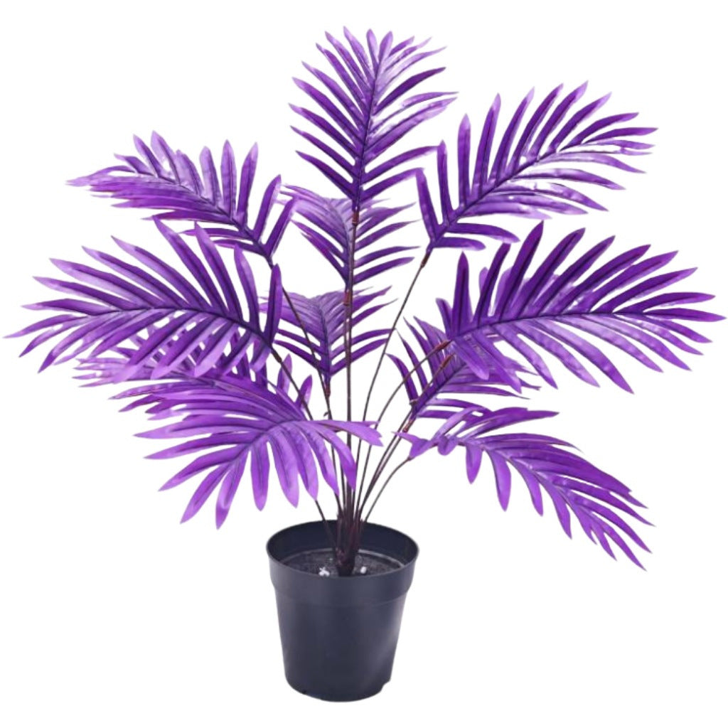 Palmera Areca Artificial de 12 Ramas, 67 cm, Plástico PE/PVC, Decoración Moderna para Hogar y Oficina