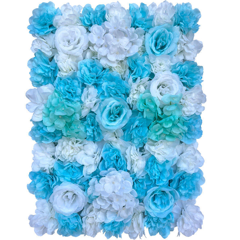 Rosas artificiales con resistencia a los rayos UV 12 piezas para jardín, balcón y terraza - Case of 3 packs (total of 12 wall mat panels) Champán
