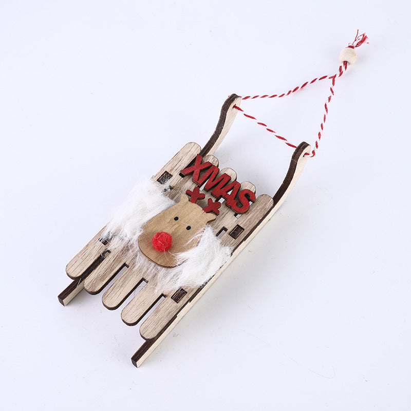 Adorno colgante artificial para decoración navideña - Santa claus