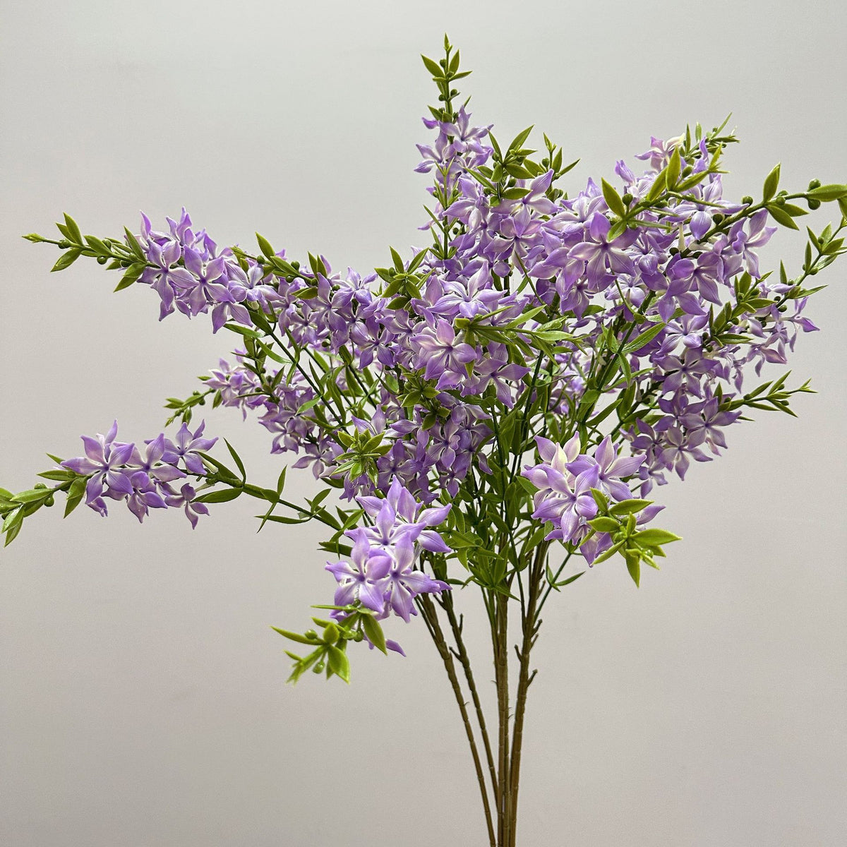 Arbusto de Lilas Artificial, Planta Decorativa de Plástico para Interior y Exterior, Ideal para Bodas, Hogar y Oficina