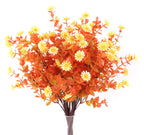 Margaritas artificiales con resistencia a los rayos UV de 14" x 8" para jardín, balcón y terraza