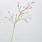Planta artificial de lavanda y persicaria, tallo largo de 123 cm, decoración moderna para bodas y hogar