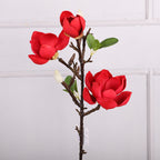 Magnolias artificiales con tacto real de 27" para bodas y eventos