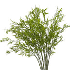 Planta Artificial Helecho Persa, Arbusto de Helechos con Hojas de Goma Blanda, Interior y Exterior