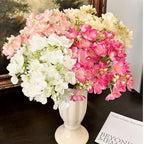 Ramito de Flores Artificiales de Jazmín, 40 cm, Estilo Moderno, Blanco, para Decoración de Bodas, Hogar y Fotos