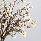 Rama decorativa con frutos de Sabicú, estilo retro, 62 cm, material de espuma, para interiores