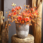 Bayas artificiales de 33" para decoración navideña