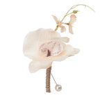 Orquídeas artificiales de 4" x 4" para jardín, balcón y terraza