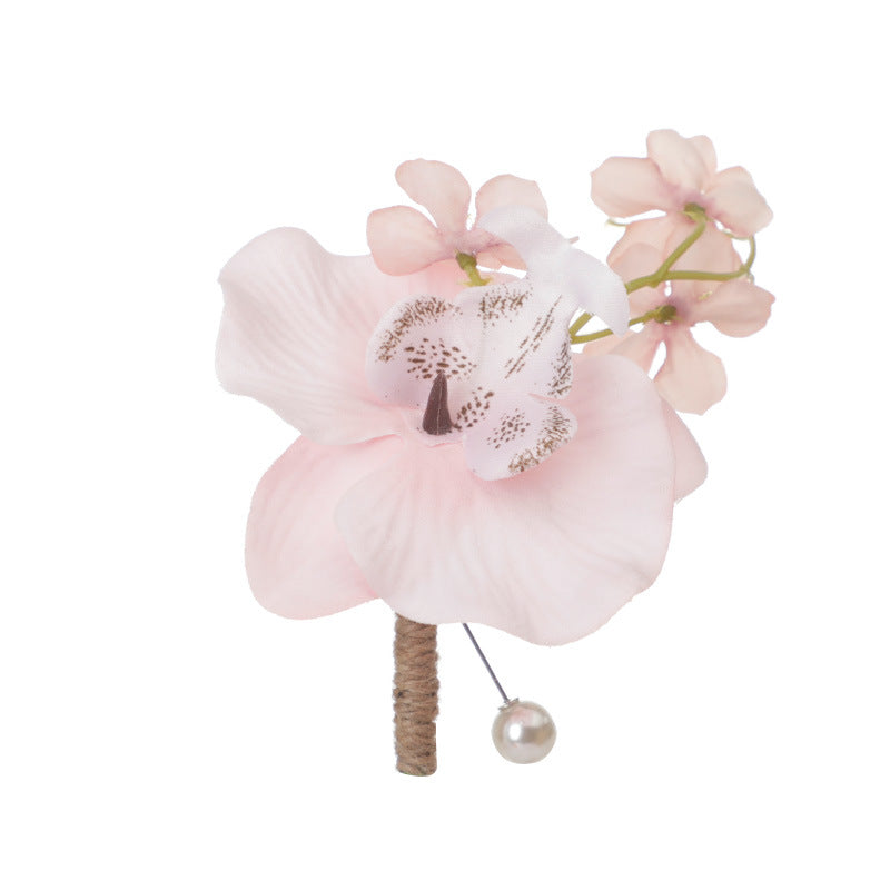 Orquídeas artificiales de 4" x 4" para jardín, balcón y terraza