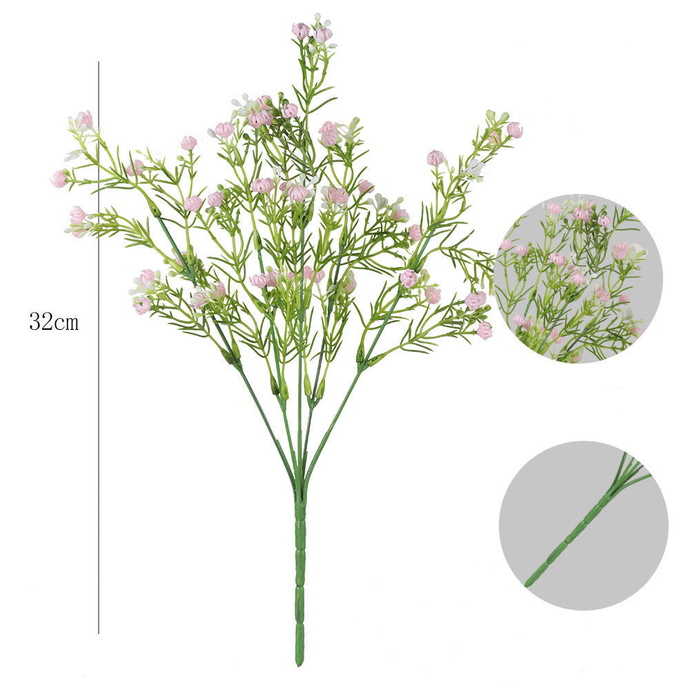 Paniculata artificial con resistencia a los rayos UV para jardín, balcón y terraza - Naranja