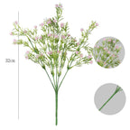 Paniculata artificial con resistencia a los rayos UV para jardín, balcón y terraza - Naranja