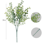Campanillas artificiales con resistencia a los rayos UV de 14" x 12" para jardín, balcón y terraza