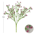 Paniculata artificial con resistencia a los rayos UV de 12" para jardín, balcón y terraza