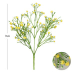 Paniculata artificial con resistencia a los rayos UV de 12" para jardín, balcón y terraza - Morado