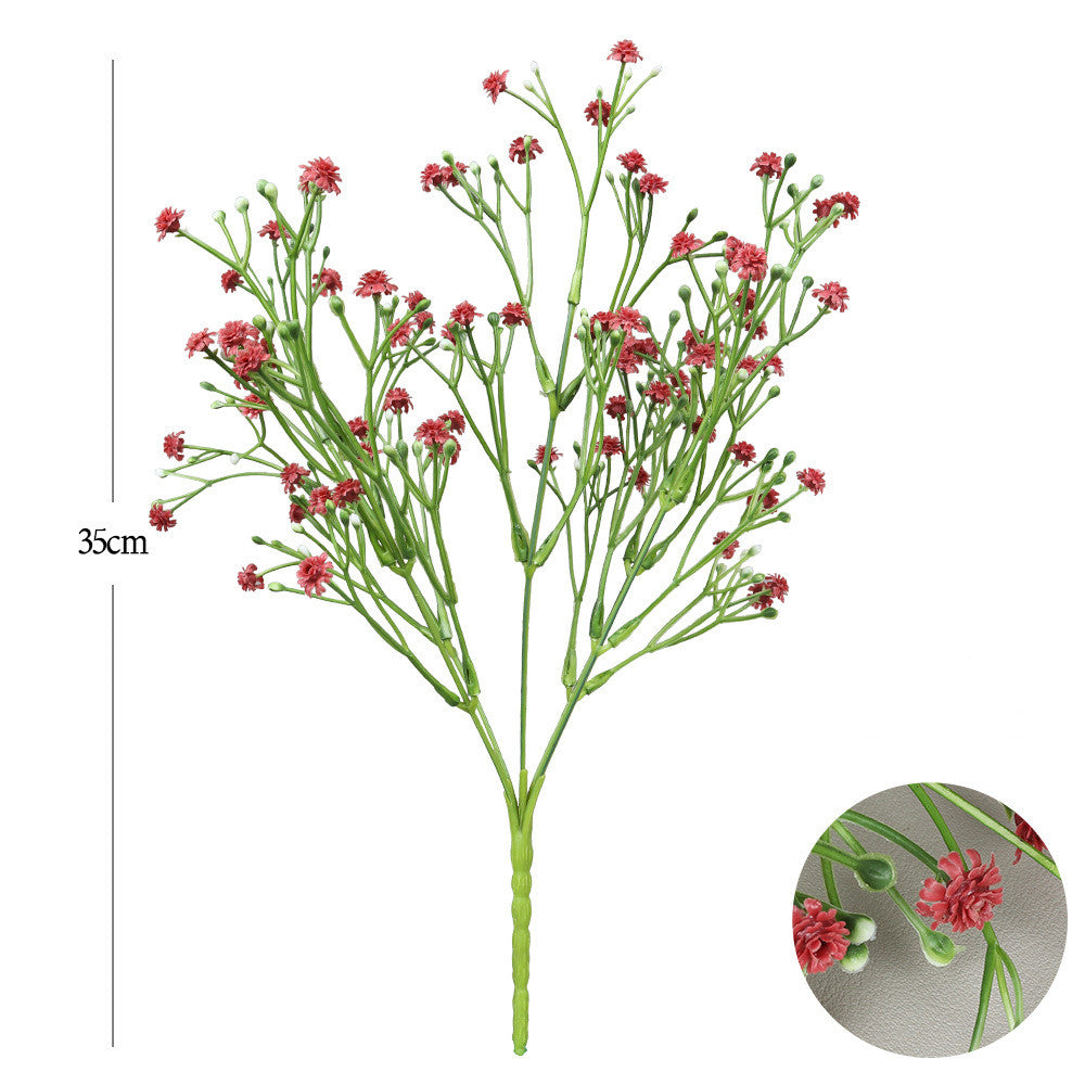 Paniculata artificial con resistencia a los rayos UV de 12" para jardín, balcón y terraza - Azul