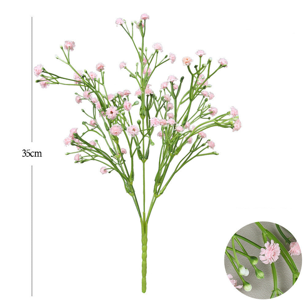 Paniculata artificial con resistencia a los rayos UV de 12" para jardín, balcón y terraza - Amarillo