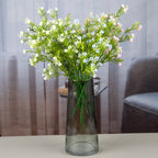 Paniculata artificial con resistencia a los rayos UV para jardín, balcón y terraza - Rosa