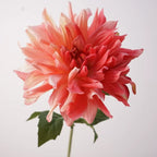 Dalias artificiales con resistencia a los rayos UV con tacto real de 23.6" para jardín, balcón y terraza - Fucsia