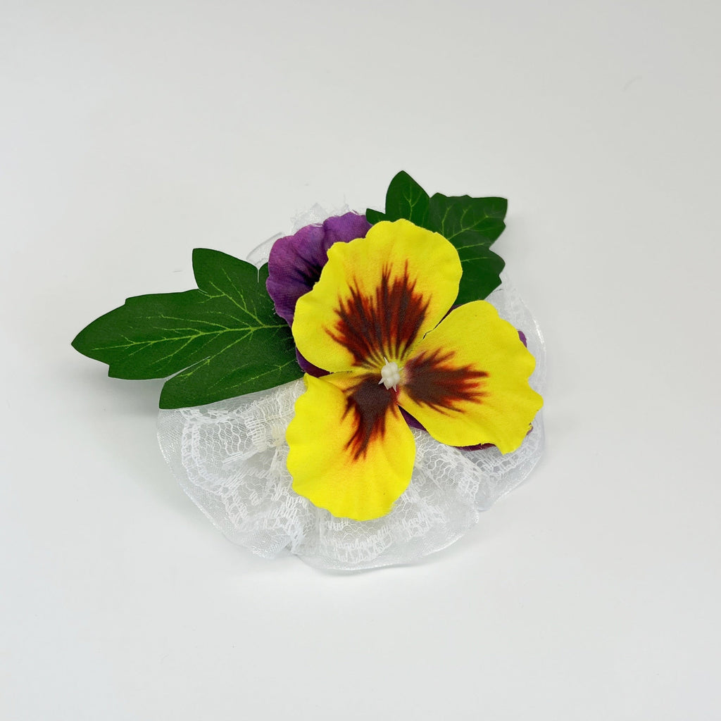 Boutonniere artificial de 6" x 5" para bodas y eventos