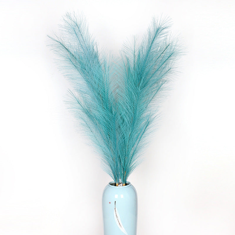 Pampas artificiales de 43" 3 piezas para bodas y eventos - Malachite verde