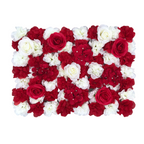 Rosas artificiales con resistencia a los rayos UV de 17" para jardín, balcón y terraza - Amarillo/rosa