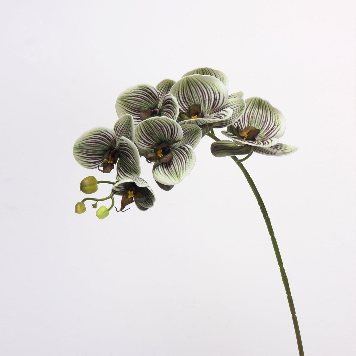 Orquídeas phalaenopsis artificiales con tacto real de 27" para decoración del hogar, eventos y escaparates