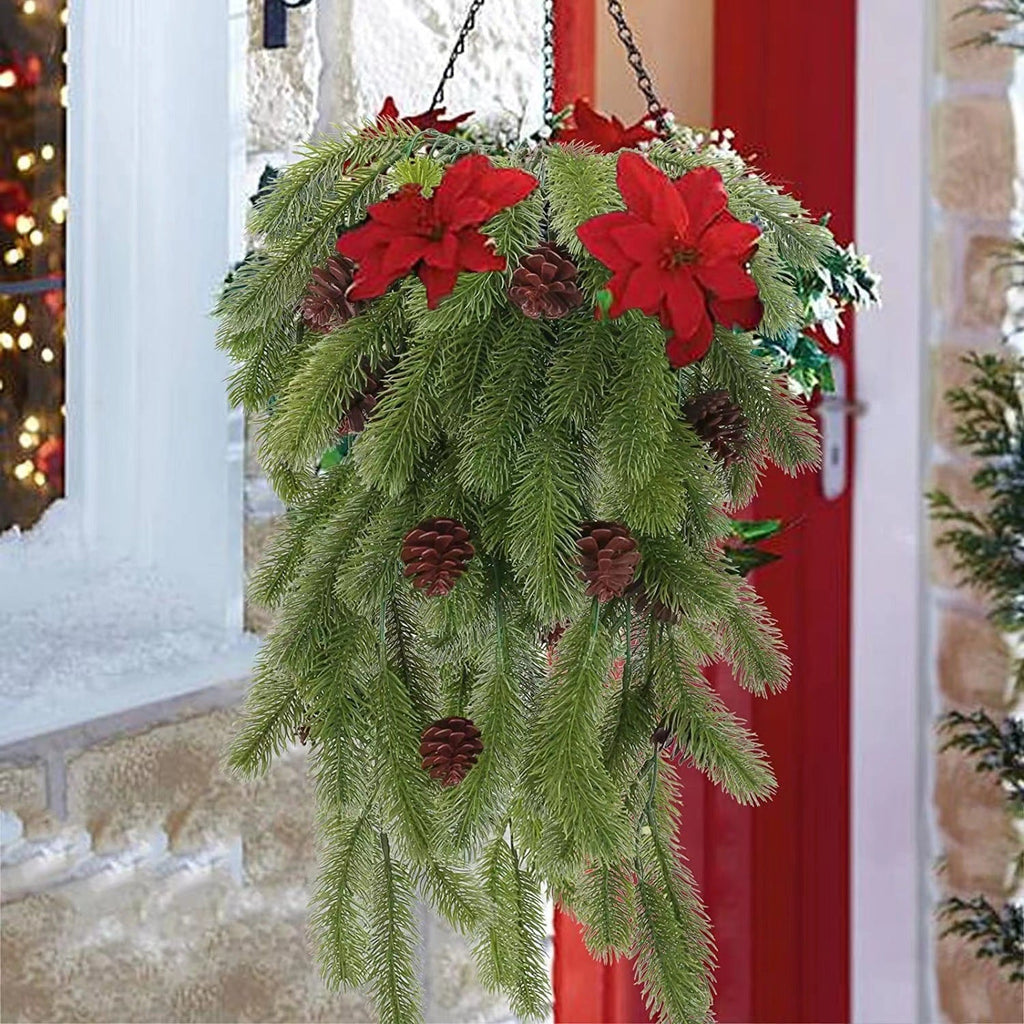 Ramas de pino artificiales de 31" x 12" 2 piezas para bodas y eventos
