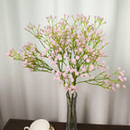 Paniculata artificial con tacto real de 23.6" para jardín, balcón y terraza - Azul claro