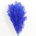 Follaje de espárrago ornamental artificial de 15" x 9" para arreglos florales y proyectos DIY - Azul empolvado
