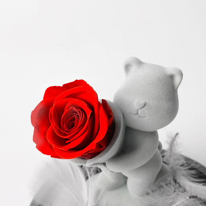 Rosas artificiales para bodas y eventos - Burdeos