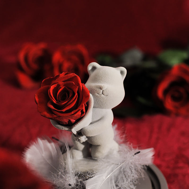 Rosas artificiales para bodas y eventos - Rosa claro