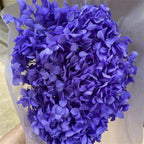Hortensias artificiales de 15" x 9" para arreglos florales y proyectos DIY - Azul claro