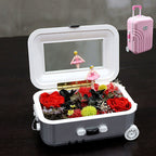 Regalo floral artificial para bodas y eventos - Rojo