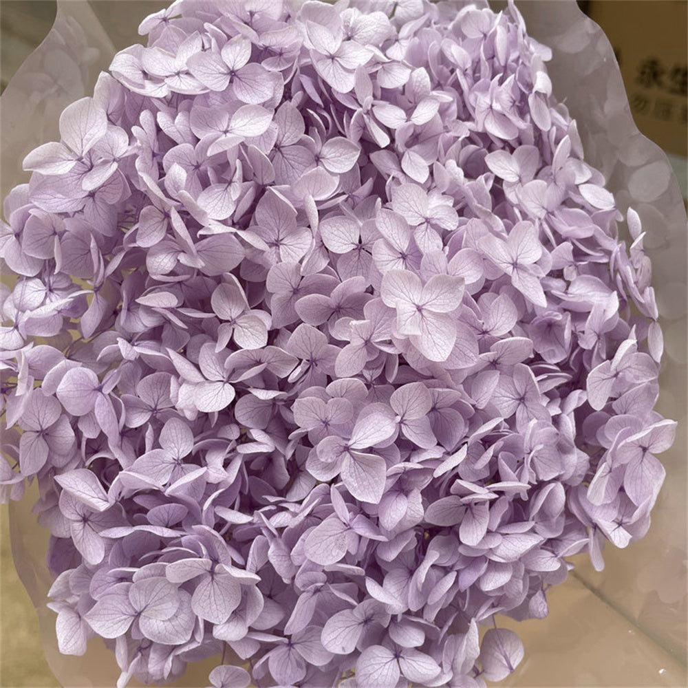 Hortensias artificiales de 15" x 9" para arreglos florales y proyectos DIY - Dusty morado