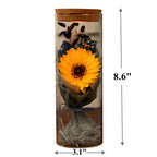 Girasoles artificiales de 9" x 3" para bodas y eventos - Amarillo sunflower