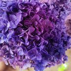 Hortensias artificiales de 15" x 9" para arreglos florales y proyectos DIY - Sapphire azul