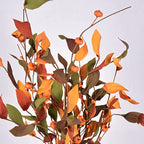 Calabazas artificiales de 26" x 7" para decoración navideña
