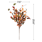 Calabazas artificiales de 26" x 7" para decoración navideña