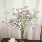 Paniculata artificial con tacto real de 23.6" para jardín, balcón y terraza - Burnt rojo